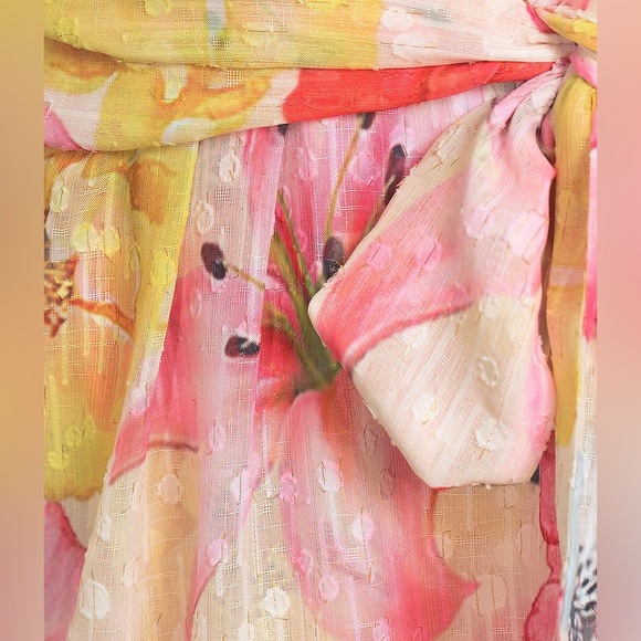 Alex Marie Long Sleeve dress Surplice V-Neck - Picture 7 of 8